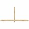 Ekena Millwork Eugene Rough Sawn Timber Gable Bracket, Douglas Fir, 84"W x 42"H x 4"D x 4"F, 12/12 Pitch GBW084X42X0404EUG00RDF - alternate 1